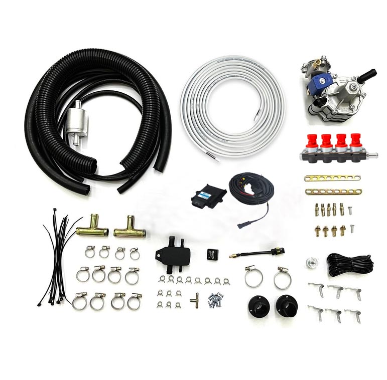 Car Petrol To CNG LPG Conversion Kits Sequential 4 Cyl Fuel Injection Kit