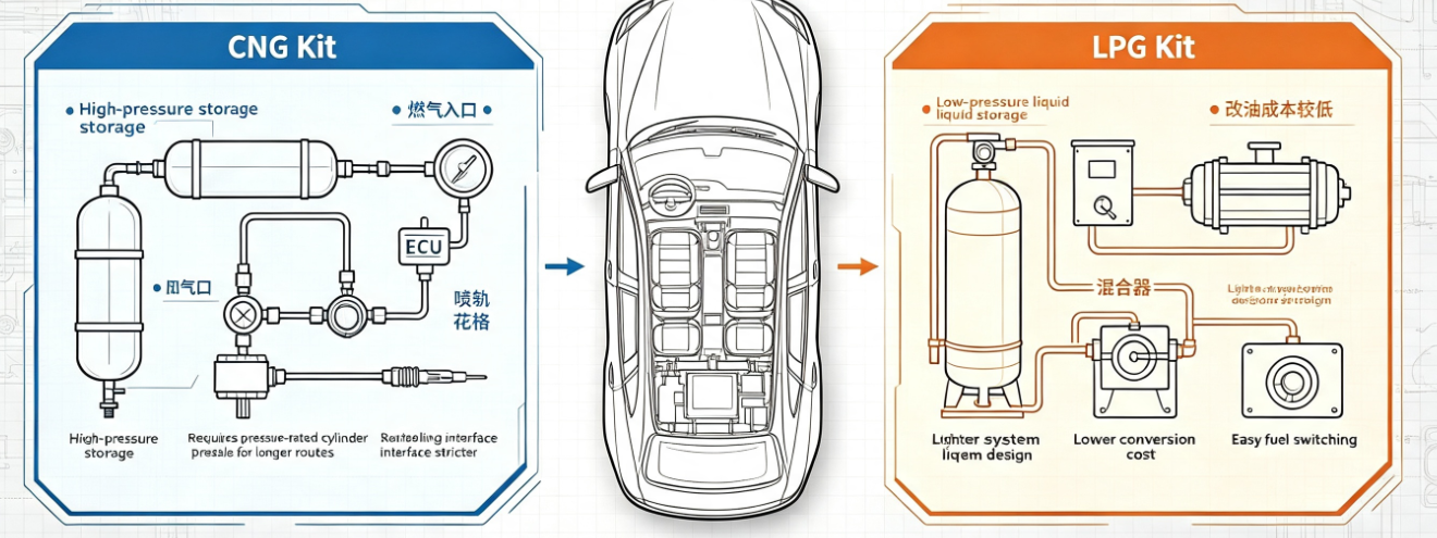 Comparison between heavy CNG steel cylinder and toroidal LPG spare wheel tank.png CNG Steel Cylinder vs LPG Toroidal Tank Comparison.png