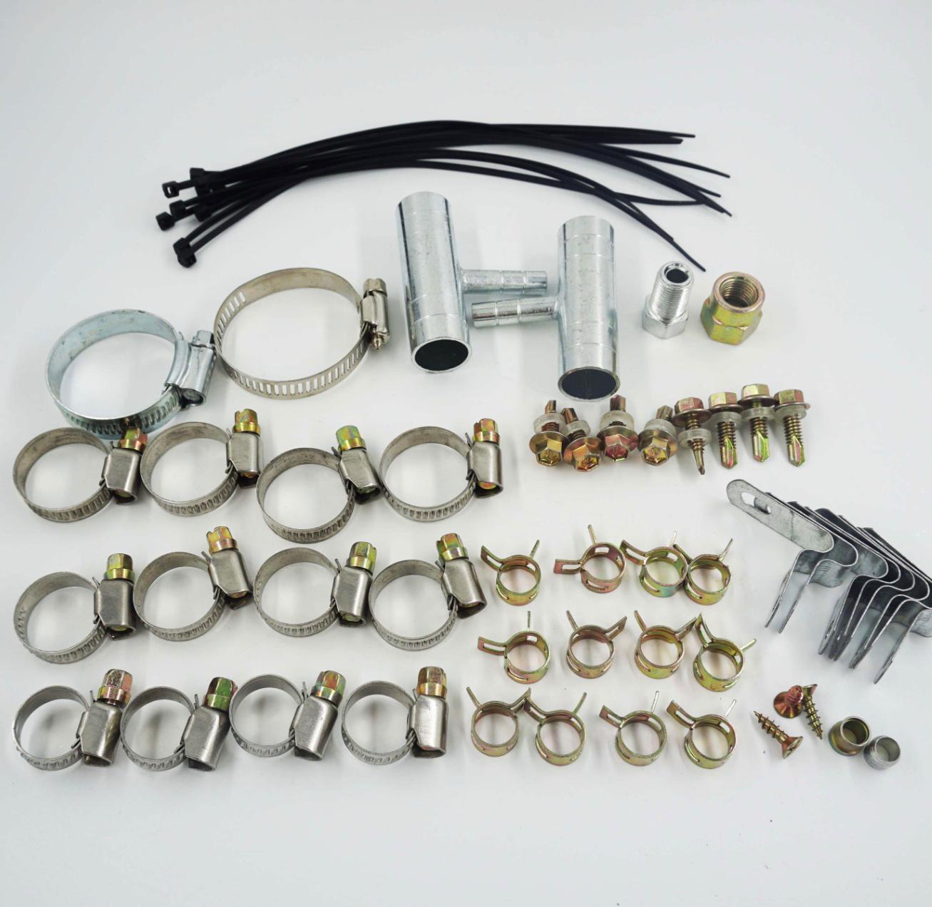 Cylinder coupling, brackets and fasteners for autogas retrofit