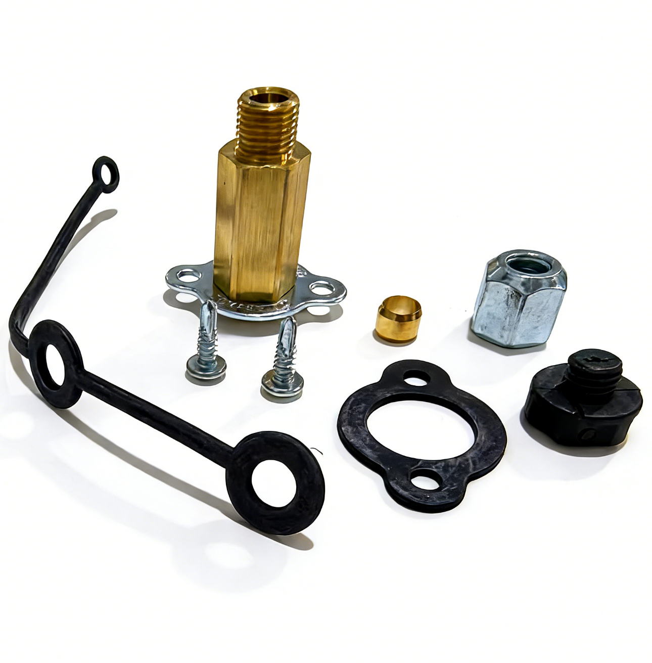 Universal simple gas filler for vehicle gas conversion retrofit