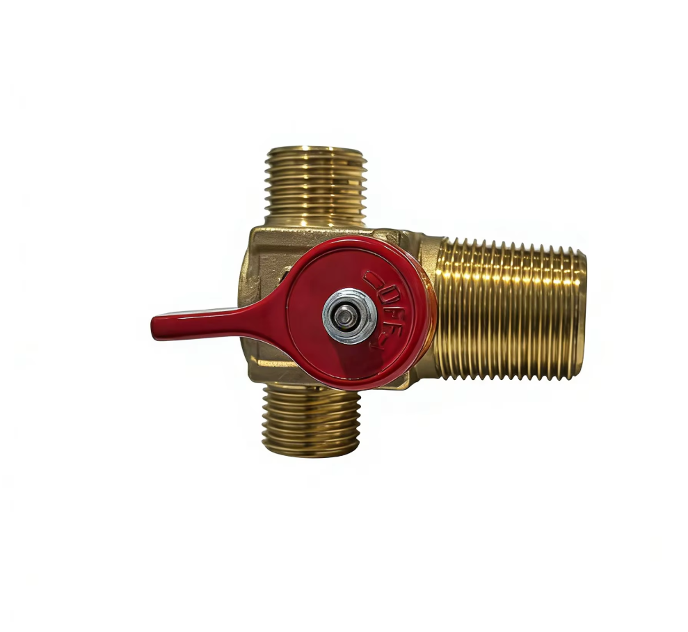 Thread interface display for QFT1 auto gas cylinder valve