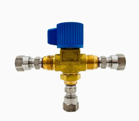 CNG brass gas cylinder relief valve full product view