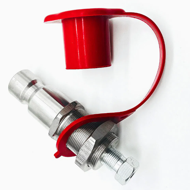 NGV2 filling nozzle full view CNG gas cylinder valve