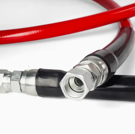 Aramid thread reinforced CNG pipe full product view