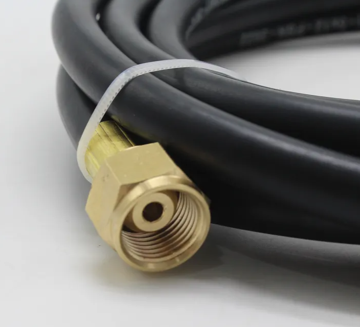 Complete inert gas rubber hose assembly view Complete inert gas rubber hose assembly view
