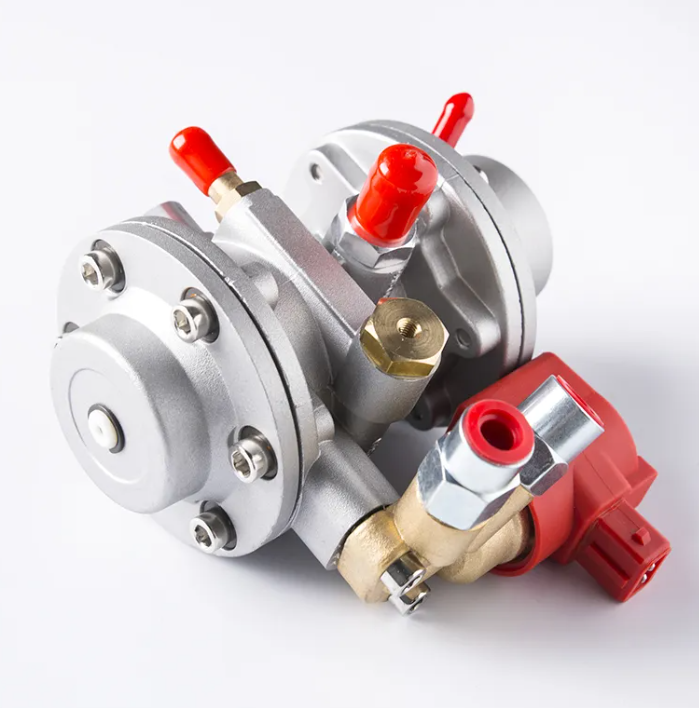 NGV reducer assembled with full CNG sequential injection conversion kit accessories