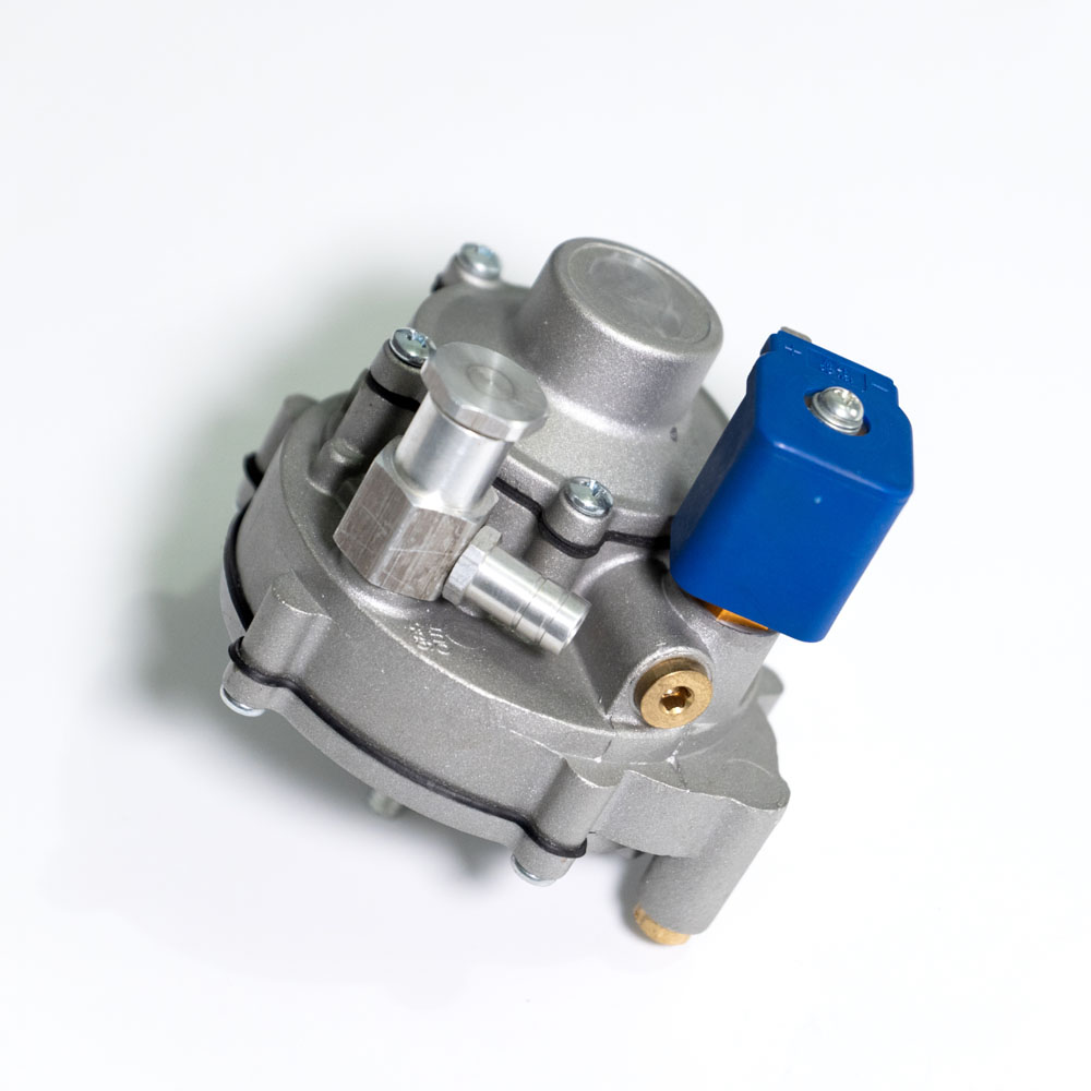 LPG Reducer Inlet Outlet Ports Close-up