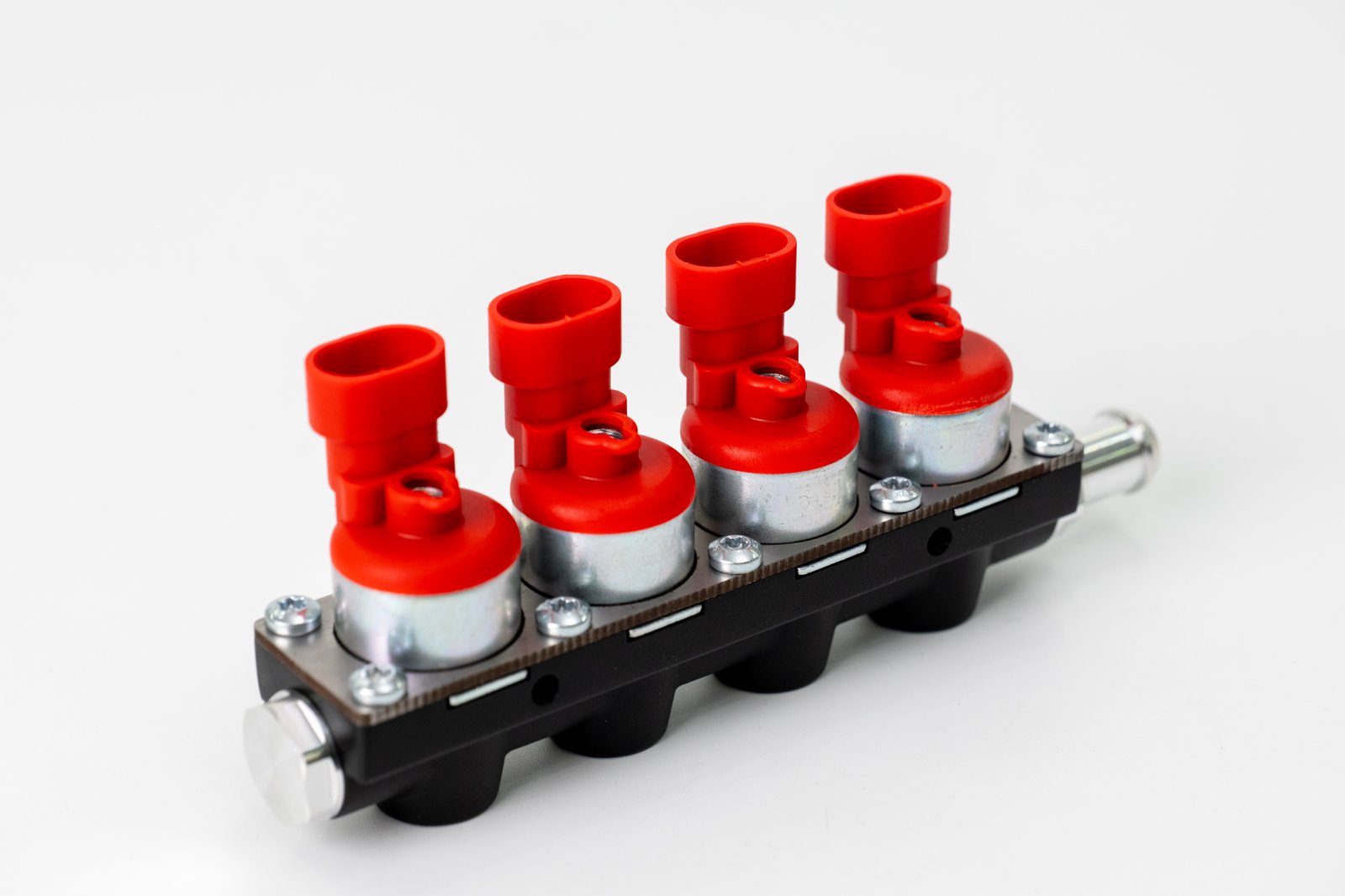 CNG LPG 3ohm CNG LPG 4cyl Common Injector Rail CNG Natural Gas Fuel Injector Rail